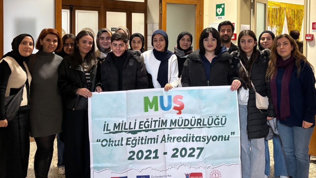 MUŞ MİLLİ EĞİTİM MÜDÜRLÜĞÜ ERASMUS+ 2023 OKUL EĞİTİM AKREDİTASYONU FAALİYETLERİMİZ DEVAM ETMEKTEDİR.